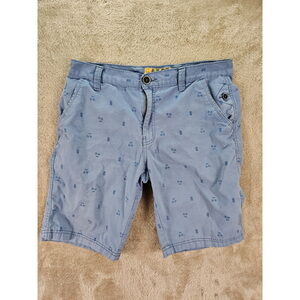 Jules Chino Shorts Pineapples Palm Trees All Over Print Men's Size 34